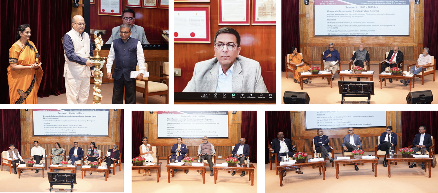 The Centre for Corporate Governance and Sustainability hosted its annual Corporate Governance & Sustainability Conclave themed, ‘Navigating the Future of Corporate Governance: Accountability & Innovation’, on 04th July 2025.